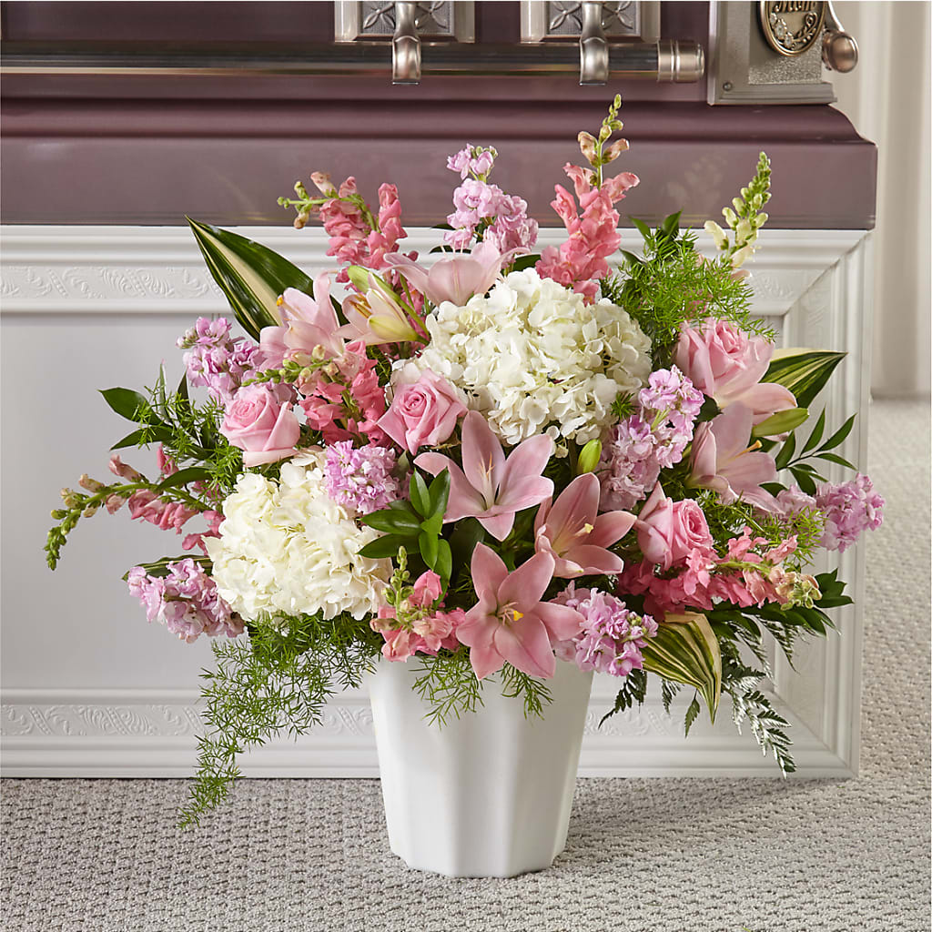Simply Serene Floor Basket – Forever Flower Shop, Phoenix AZ