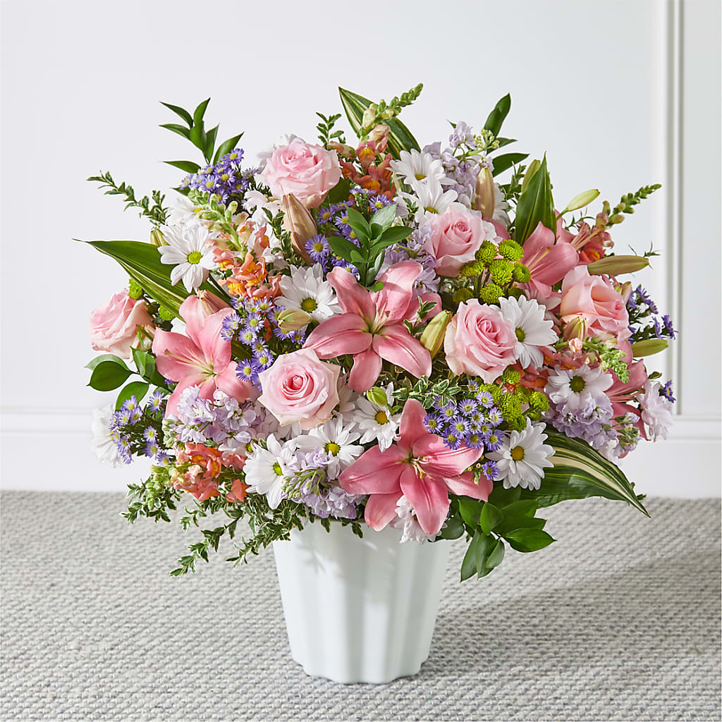 Abundant Compassion Floor Basket – Forever Flower Shop, Phoenix AZ